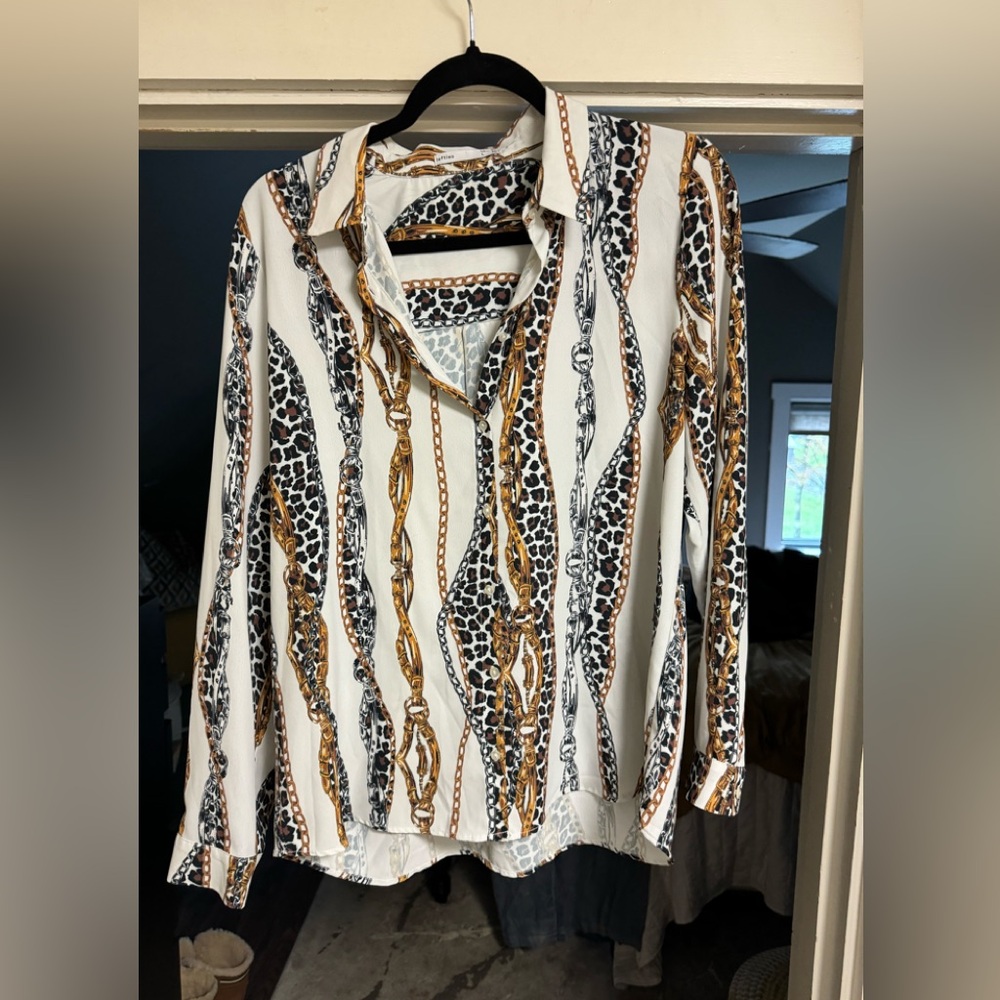 Beautiful Vintage Lefties Blouse Large